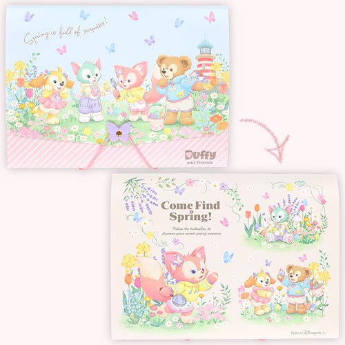 TDR - Duffy and friends Come Find Spring Collection - Folder