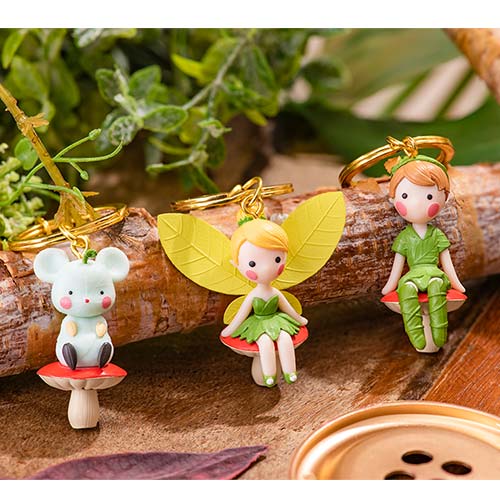 TDR - Fairy Tinker Bell's Busy Buggies Collection - Keychain set