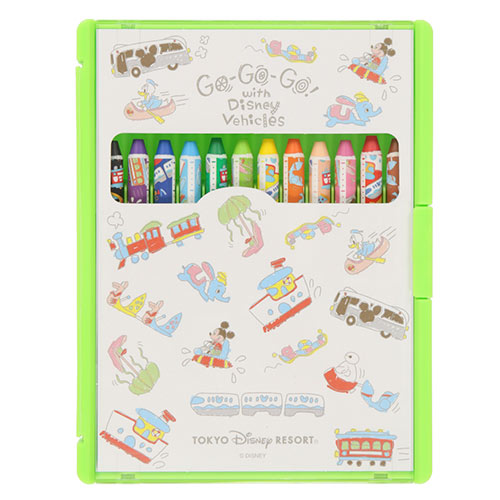 TDR - Go-Go-Go! with Disney Vehicles Collection - Color pencil set