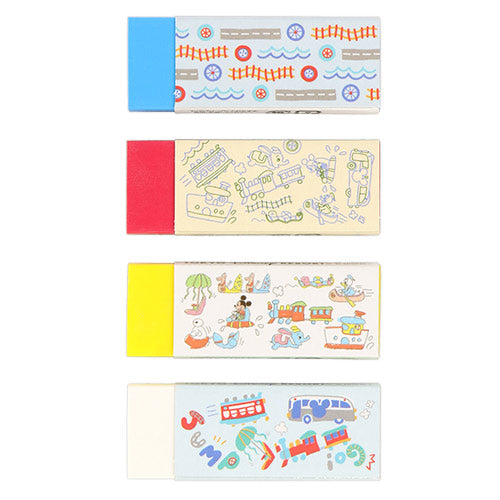 TDR - Go-Go-Go! with Disney Vehicles Collection - Eraser set