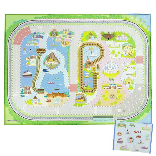 TDR - Go-Go-Go! with Disney Vehicles Collection - Picnic mat