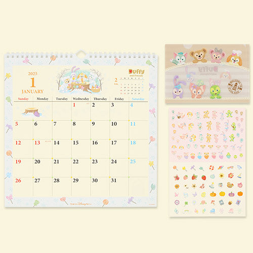 TDR - Duffy and friends 2024 Wall Calander