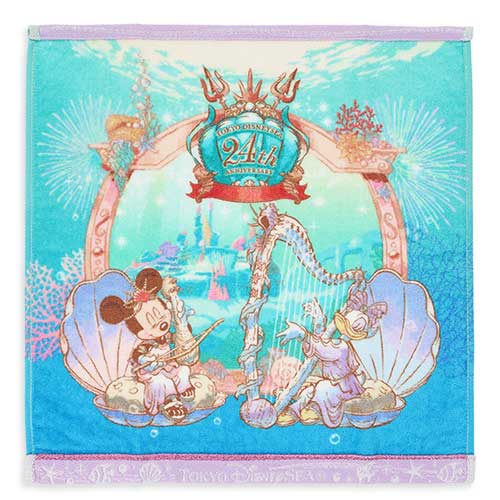 TDR - Disney Sea 24th Anniversary - Mini towel