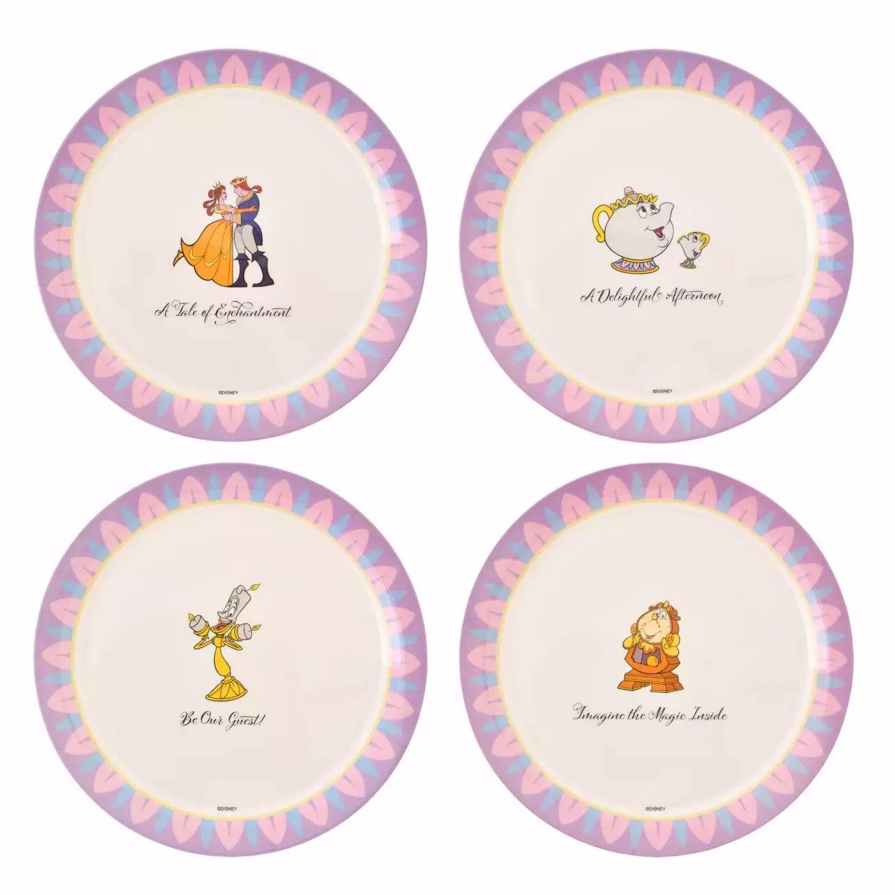 SDJ - BELLE'S KITCHEN - Plastic plate set