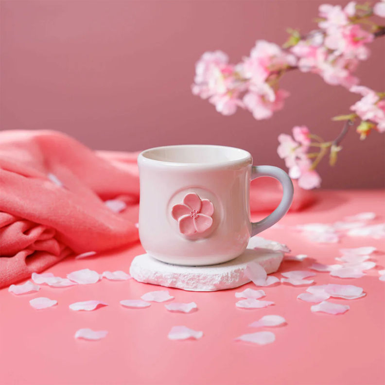 Hong Kong Starbucks - 2025 - 14OZ MILKY ISLAND CHERRY BLOSSOM MUG