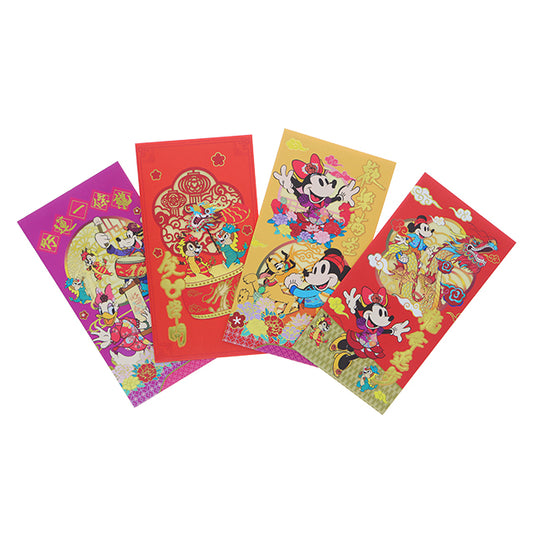 HKDL - Chinese New Year 2024 - Chinese New Year Mickey and Friends Red Packets
