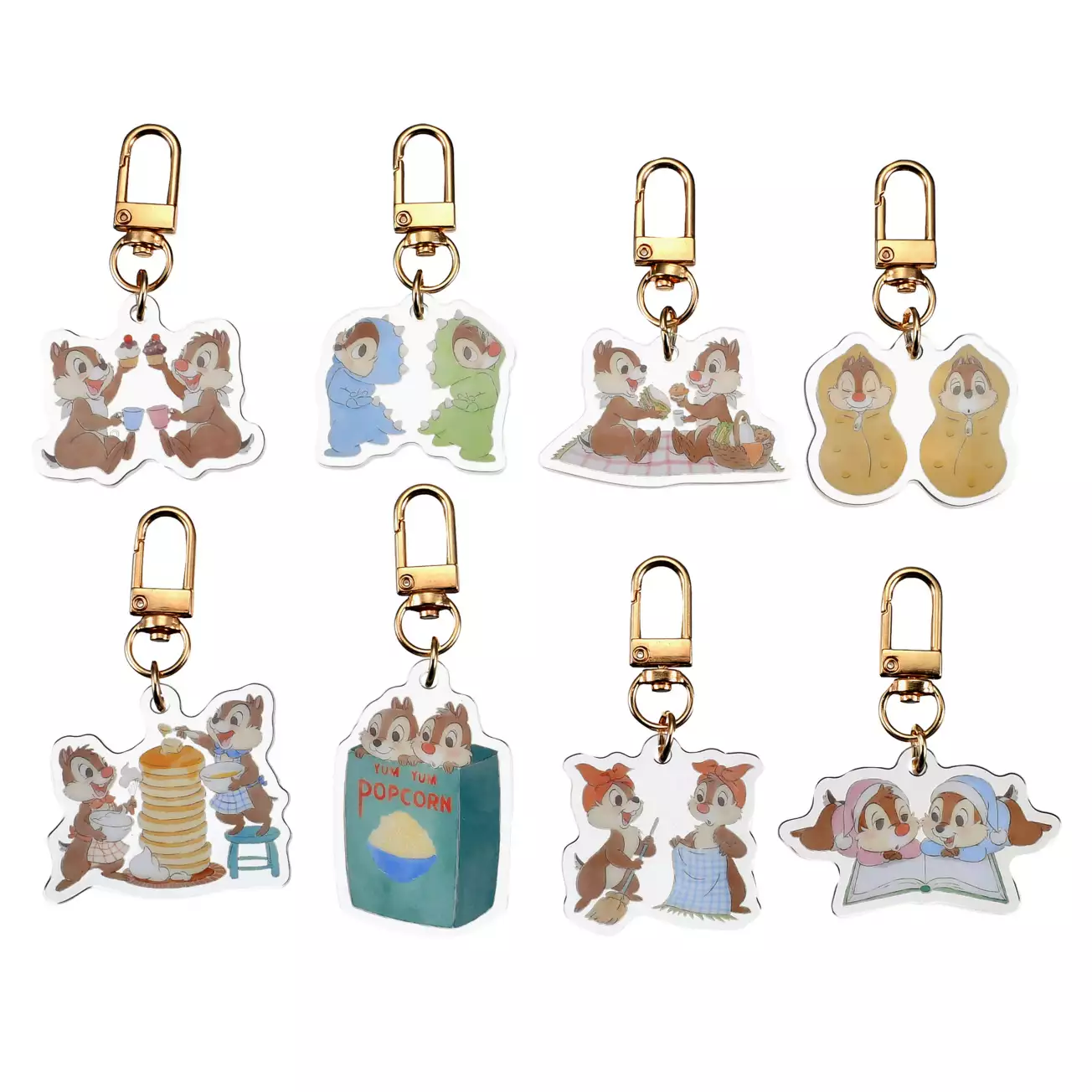 SDJ - CHIP AND DALE dino collection - Keychain (random)