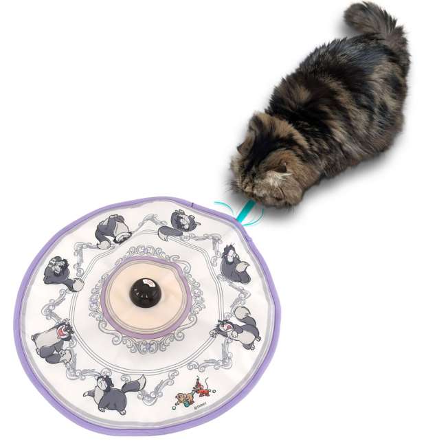 Disney Store Japan Cat Day 2026 limited edition merchandise. Japan exclusive Disney character goods featuring Lucifer, Figaro, and Marie with a chic antique design aesthetic. Cat toy catch me if you can 2.