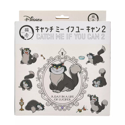 Disney Store Japan Cat Day 2026 limited edition merchandise. Japan exclusive Disney character goods featuring Lucifer, Figaro, and Marie with a chic antique design aesthetic. Cat toy catch me if you can 2.