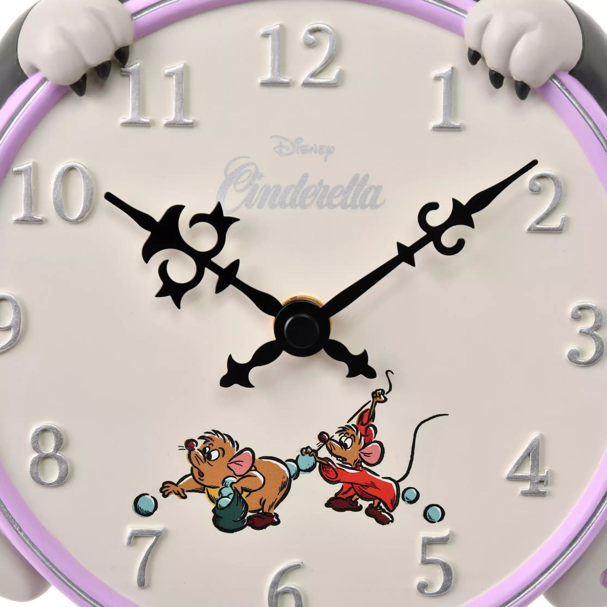 Disney Cat Day 2026 home decor item. High-quality lifestyle goods featuring a sophisticated 'chic antique' Disney Cat design. Perfect for adult Disney fans and cat lovers. Lucifer Wall Clock.