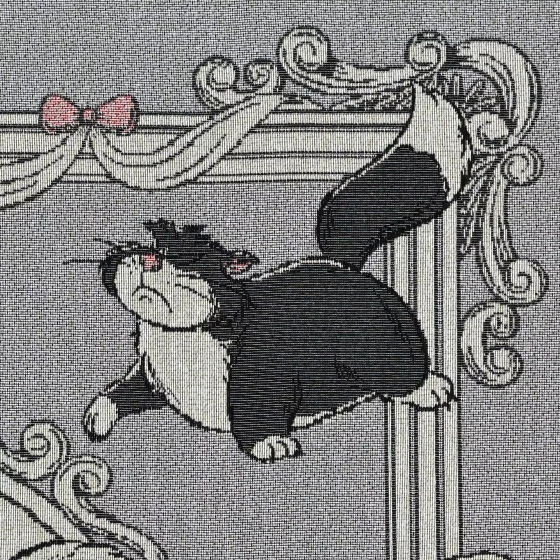 Blanket from the Disney Cat Day 2026 collection. Gray blanket featuring Lucifer, Jaq and Gus in a various adorable positions. Exclusive Japanese Disney merchandise celebrating February 22nd.