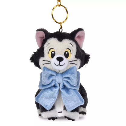 Disney Store Japan Cat Day 2026 limited edition merchandise. Japan exclusive Disney character goods featuring Lucifer, Figaro, and Marie with a chic antique design aesthetic. Figaro plush keychain.