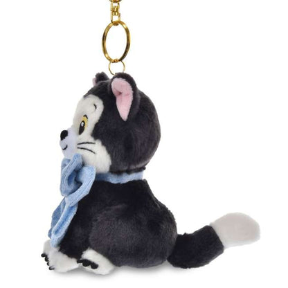 Disney Store Japan Cat Day 2026 limited edition merchandise. Japan exclusive Disney character goods featuring Lucifer, Figaro, and Marie with a chic antique design aesthetic. Figaro plush keychain.