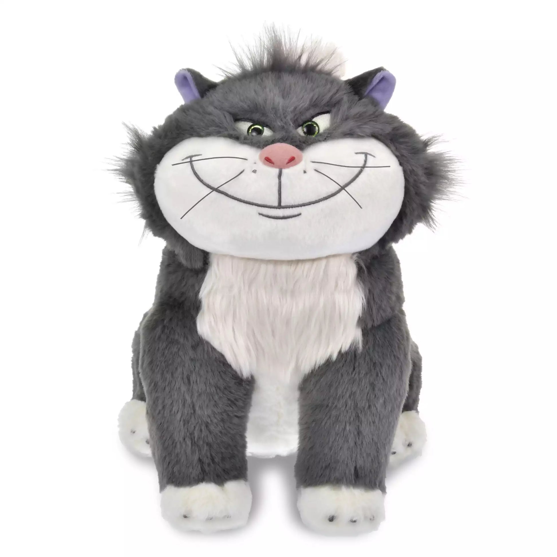 Disney Store Japan Cat Day 2026 limited edition merchandise. Japan exclusive Disney character goods featuring Lucifer, Figaro, and Marie with a chic antique design aesthetic. Lucifer plush.