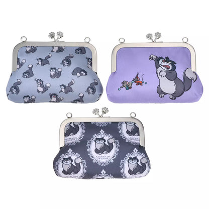 Disney Cat Day 2026 Secret Blind Box package. A mystery collectible item containing one of several Disney Cat characters like Lucifer, Figaro, or the Aristocats. The packaging features a vintage book illustration style.