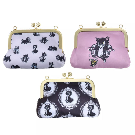 Disney Cat Day 2026 Secret Blind Box package. A mystery collectible item containing one of several Disney Cat characters like Lucifer, Figaro, or the Aristocats. The packaging features a vintage book illustration style.