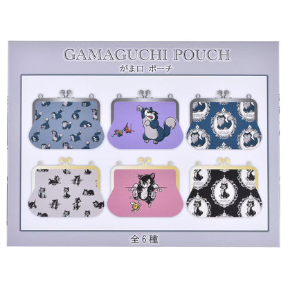 Disney Cat Day 2026 Secret Blind Box package. A mystery collectible item containing one of several Disney Cat characters like Lucifer, Figaro, or the Aristocats. The packaging features a vintage book illustration style.