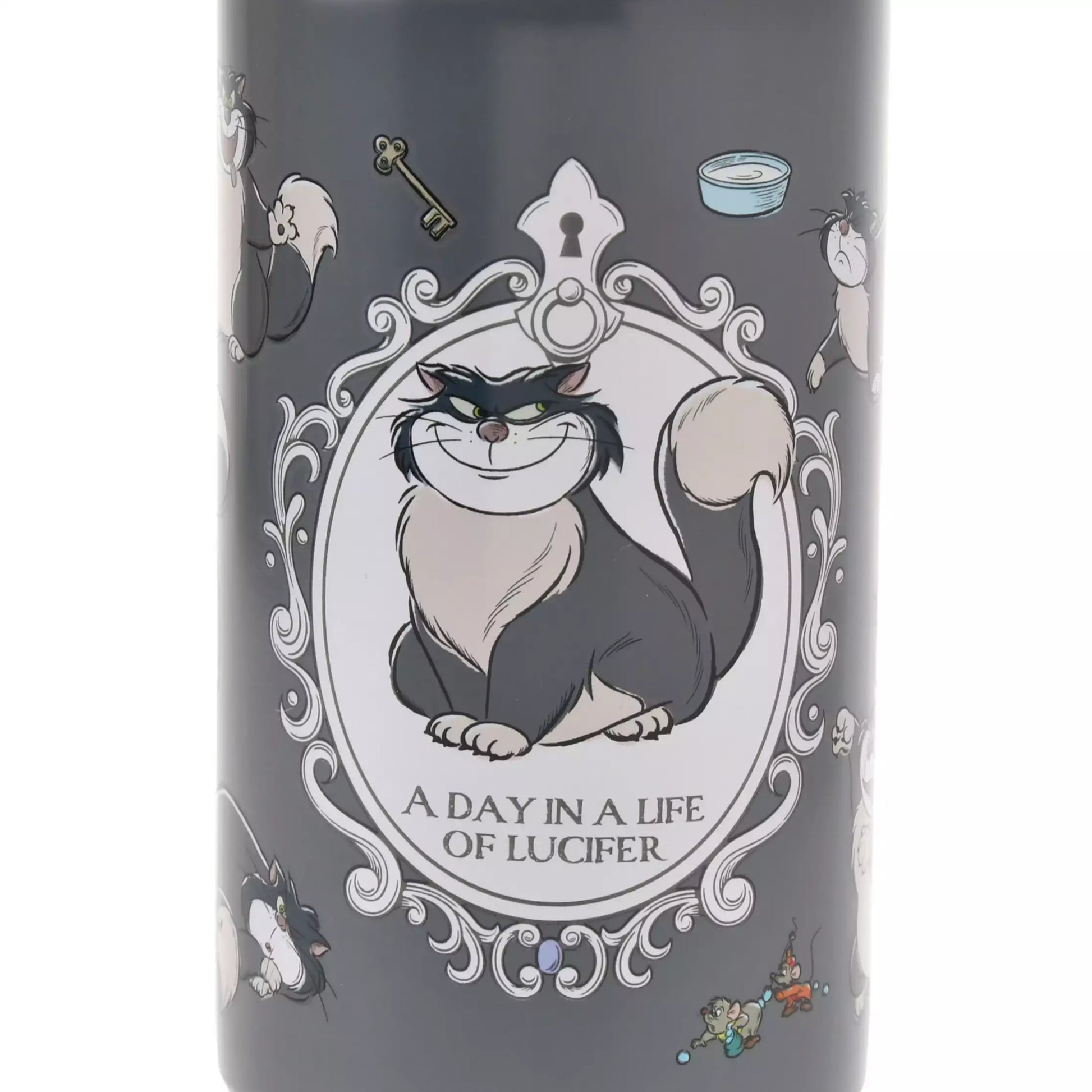 Disney Cat Day 2026 home decor item. High-quality lifestyle goods featuring a sophisticated 'chic antique' Disney Cat design. Perfect for adult Disney fans and cat lovers.