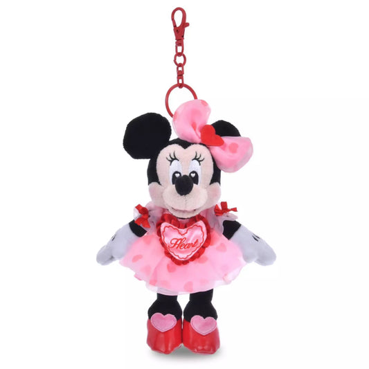 Disney Store Japan - Full of Love - Minnie Plush Keychain