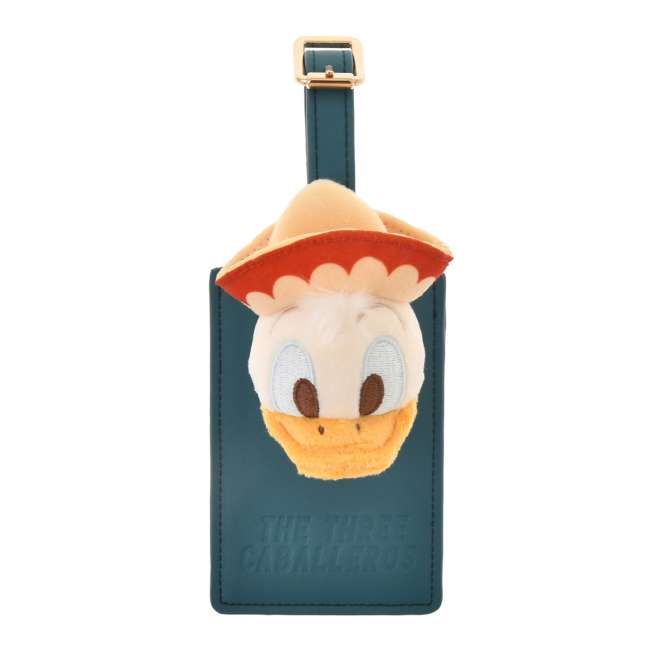 Disney Store Japan-Travel with Amigos-Donald Luggage Tag with Plush. Donald, José and Panchito the Three Caballeros. Shop at LEALEA MART.