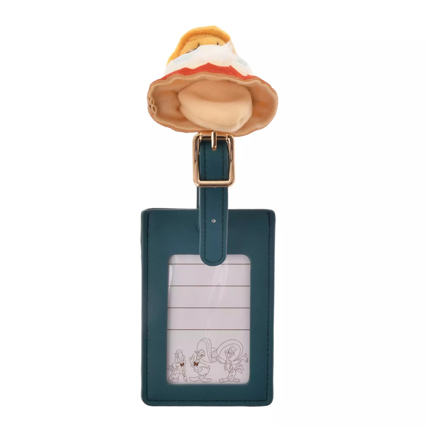 Disney Store Japan-Travel with Amigos-Donald Luggage Tag with Plush. Donald, José and Panchito the Three Caballeros. Shop at LEALEA MART.