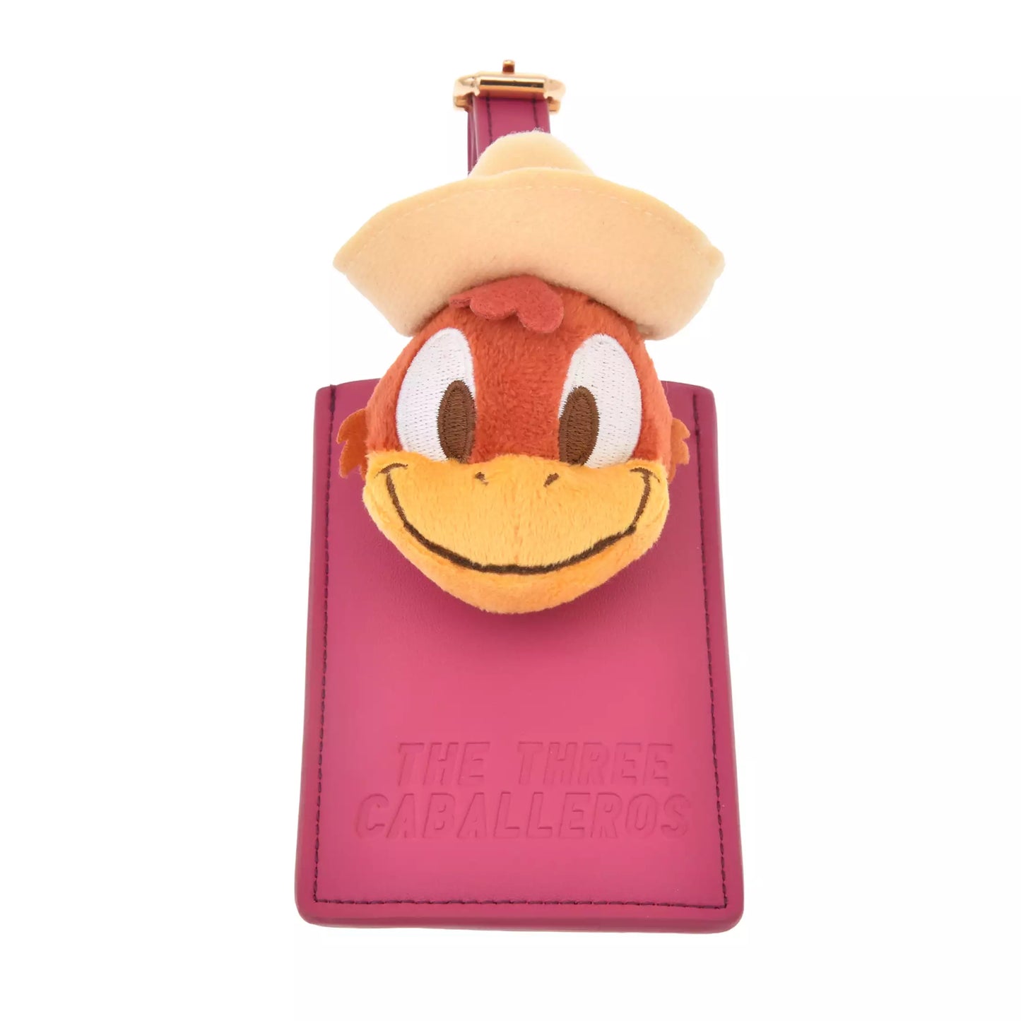 Disney Store Japan-Travel with Amigos-Panchito Luggage Tag with Plush. Donald, José and Panchito the Three Caballeros. Shop at LEALEA MART.