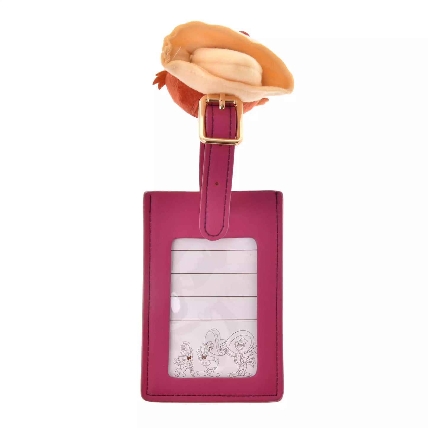 Disney Store Japan-Travel with Amigos-Panchito Luggage Tag with Plush. Donald, José and Panchito the Three Caballeros. Shop at LEALEA MART.