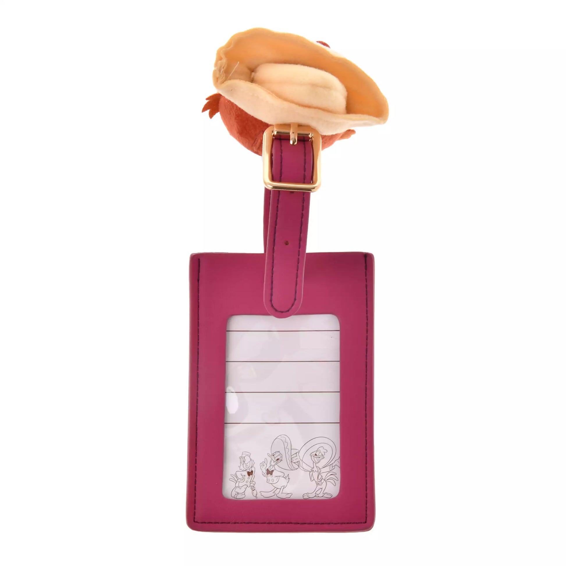 Disney Store Japan-Travel with Amigos-Panchito Luggage Tag with Plush. Donald, José and Panchito the Three Caballeros. Shop at LEALEA MART.