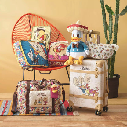 Disney Store Japan-Travel with Amigos-Panchito Luggage Tag with Plush. Donald, José and Panchito the Three Caballeros. Shop at LEALEA MART.