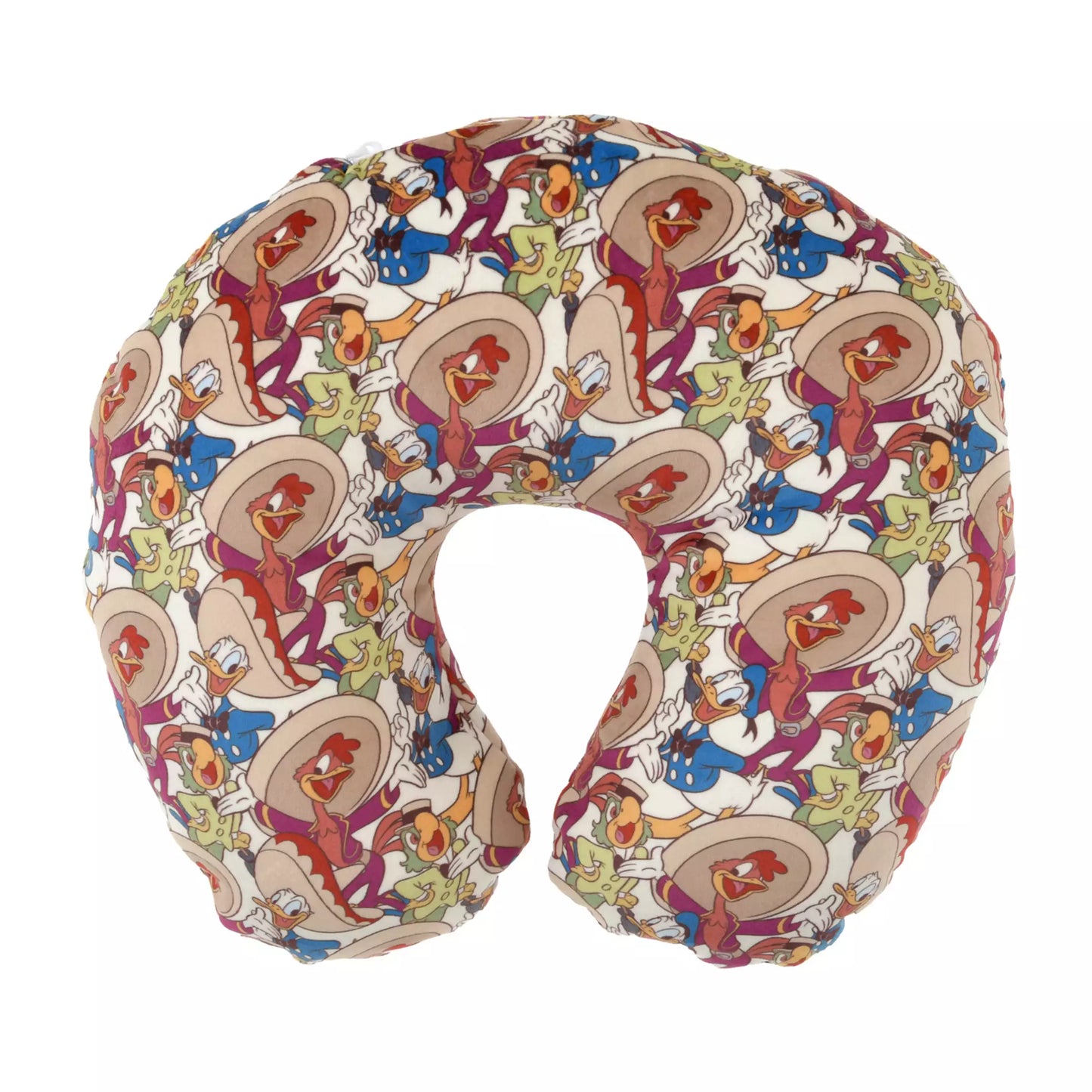 Disney Store Japan-Travel with Amigos-Reversible Neck Pillow. Donald, José and Panchito the Three Caballeros. Shop at LEALEA MART.