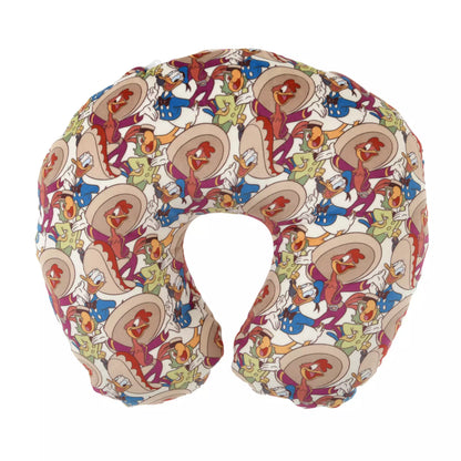 Disney Store Japan-Travel with Amigos-Reversible Neck Pillow. Donald, José and Panchito the Three Caballeros. Shop at LEALEA MART.