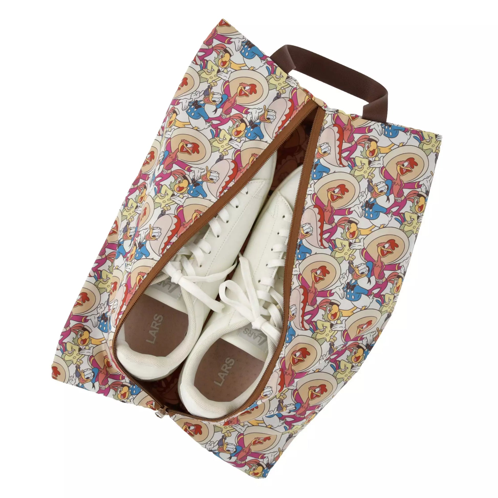 Disney Store Japan-Travel with Amigos-Shoes Bag. Donald, José and Panchito the Three Caballeros. Shop at LEALEA MART.