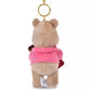 Disney Store Japan Pooh Plush keychain - Chocolate Style