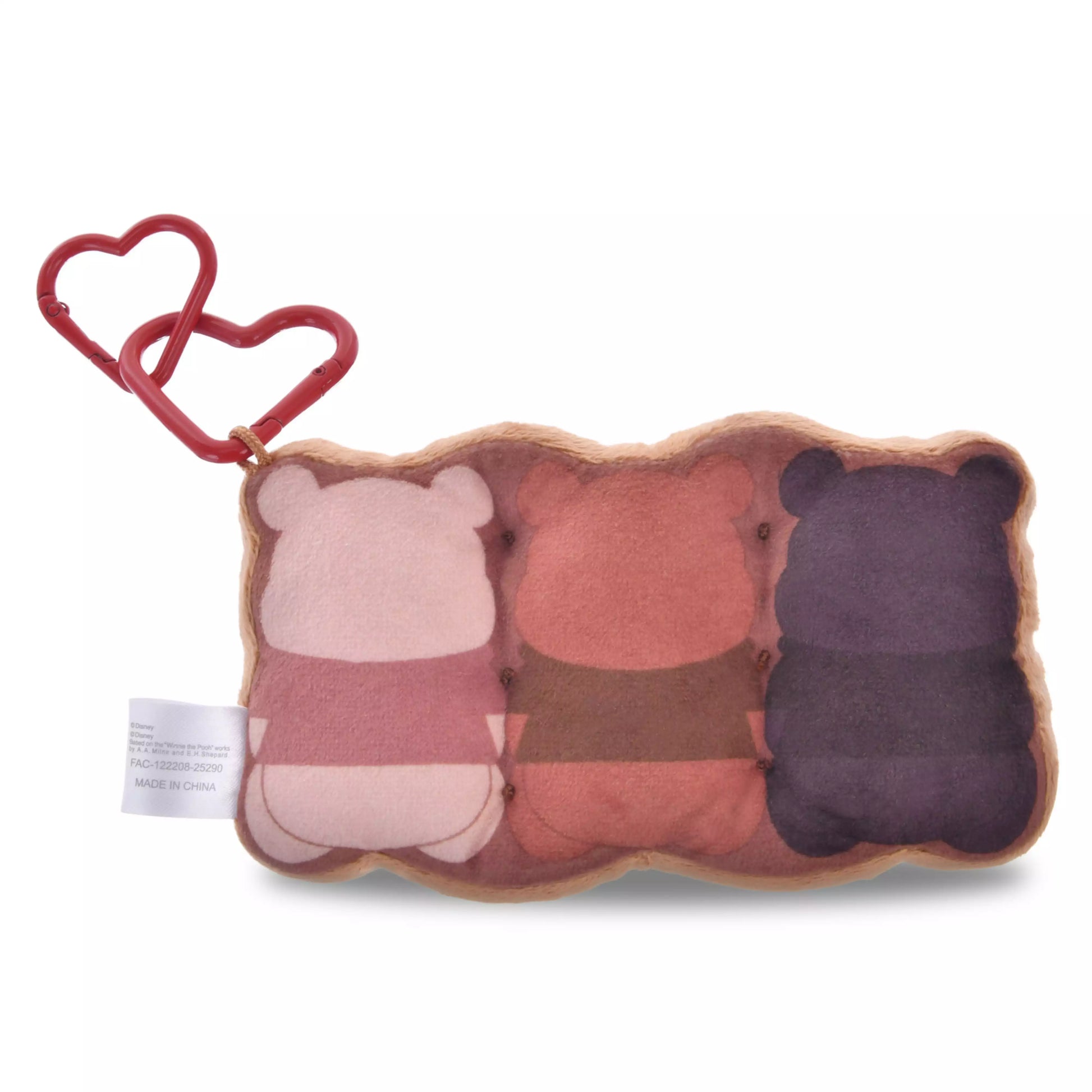 Disney Store Japan Pooh Plush keychain Three Choco - Chocolate Style