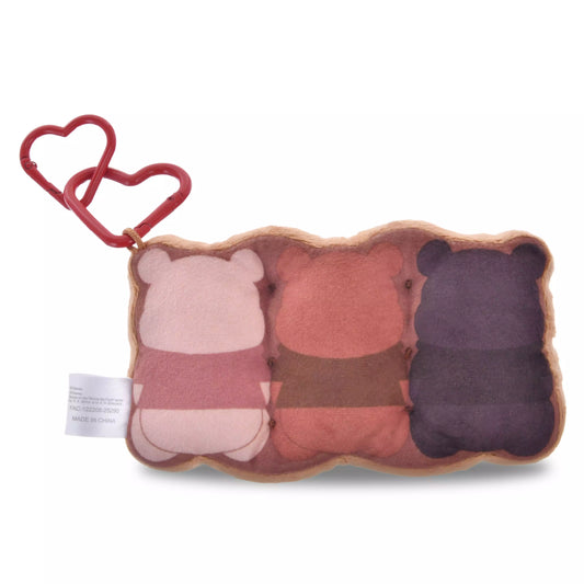 Disney Store Japan Pooh Plush keychain Three Choco - Chocolate Style