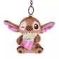Disney Store Japan Stitch Plush keychain - Chocolate Style