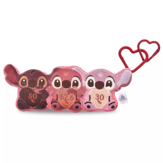 Disney Store Japan Stitch Plush keychain Three Choco - Chocolate Style