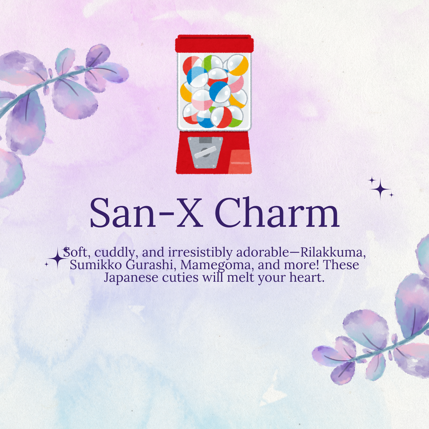 [FREE SHIPPING] GACHA MART - Gacha Blind Box - San-X Charm (5 gacha in 1 box)