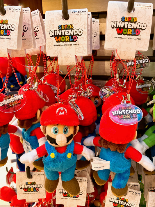 USJ - Super Nintendo World - Mario Plush Keychain