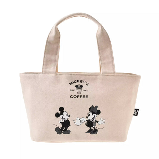 Disney Store Japan-Mickey's Coffee Life with Cafe-Mickey and Minnie Cooler Bag-LEALEA MART