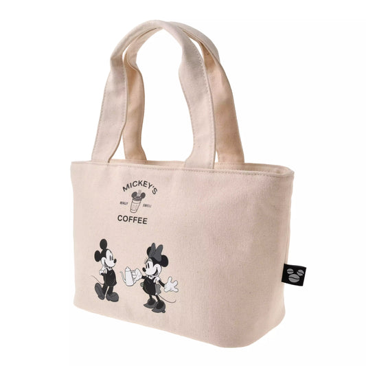 Disney Store Japan-Mickey's Coffee Life with Cafe-Mickey and Minnie Cooler Bag-LEALEA MART