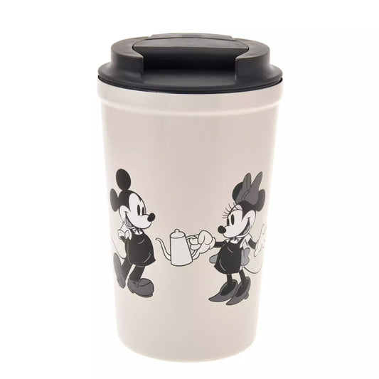 Disney Store Japan-Mickey's Coffee Life with Cafe-Stainless Steel Tumbler-LEALEA MART