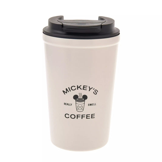 Disney Store Japan-Mickey's Coffee Life with Cafe-Stainless Steel Tumbler-LEALEA MART
