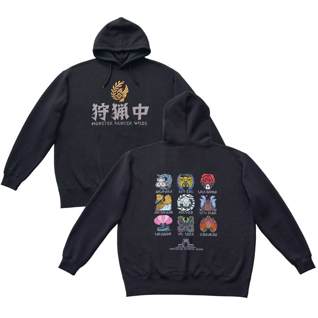 Universal Studio Japan-Monster Hunter Wilds-Black Parka. Shop at LEALEA MART.