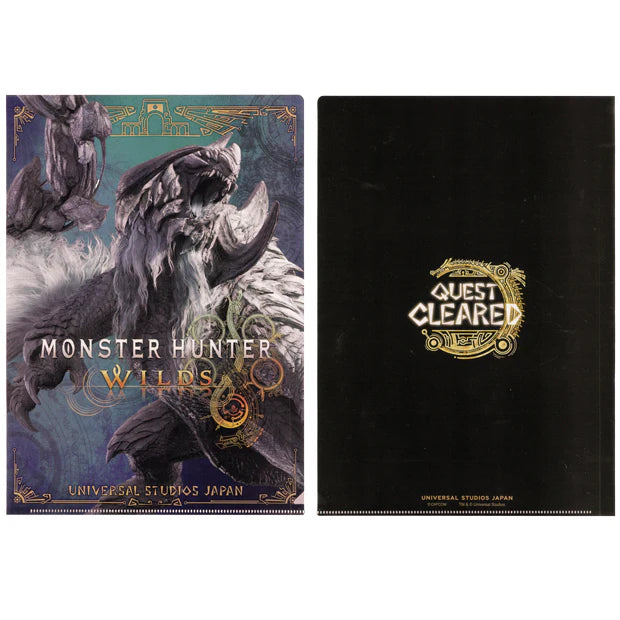 Universal Studio Japan-Monster Hunter Wilds-Plastic Folders and Stickers Set. Shop at LEALEA MART.