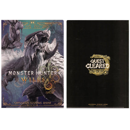 Universal Studio Japan-Monster Hunter Wilds-Plastic Folders and Stickers Set. Shop at LEALEA MART.