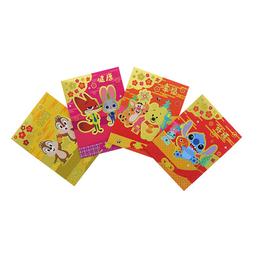 HKDL - Chinese New Year 2024 - Chinese New Year Disney and Friends Red Packets