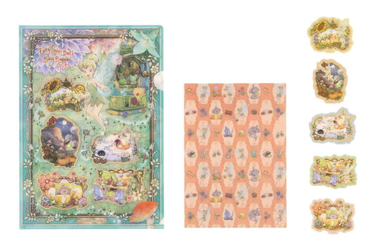 TDR - Fairy Tinker Bell's Busy Buggies Collection - Clear file and stickers set