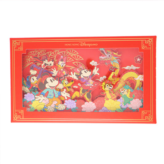 HKDL - Chinese New Year 2024 - Chinese New Year Mickey and Friends Walnut Cookies