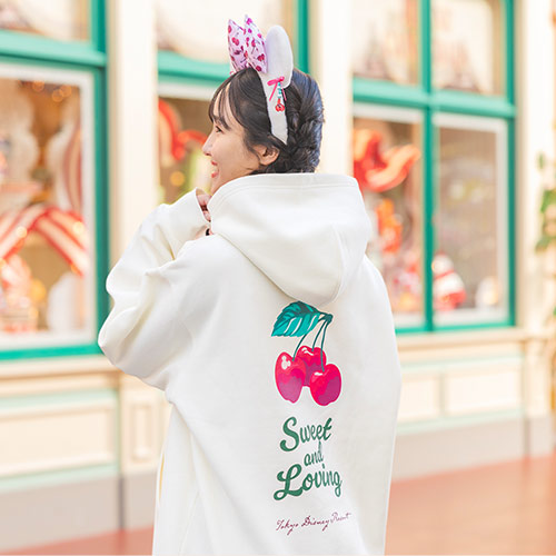 Tokyo Disney Resort Valentine 2026 Minnie Mouse Hoodie - Sweet and Loving with the Cherry on top Collection